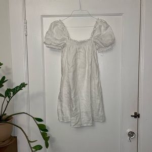 Reformation Carsen dress - white linen / never been worn 🤗